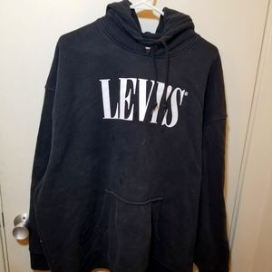 Black unisex pullover hoodie [Levi's]